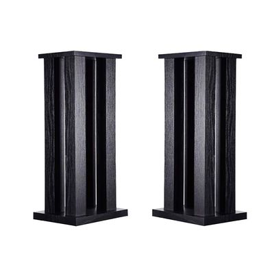 Speaker Stands Speaker Stands Floor, Bookshelf Speaker Floor Stand,Wood Grain Easy, Assembly Enhanced Listening (Color : A)