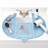 Sink Topper Bathroom Sink Cover for Counter Space, Standard Blue view 1
