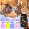 FGERWZ Hidden Airtag Holder for Kids - 4 Pack Apple Air Tag Holder Case Waterproof Soft Silicone, Safety Pin GPS Tracker Hidden Inside Kids Elderly Clothes, Backpack, Shoe or Luggage view 2