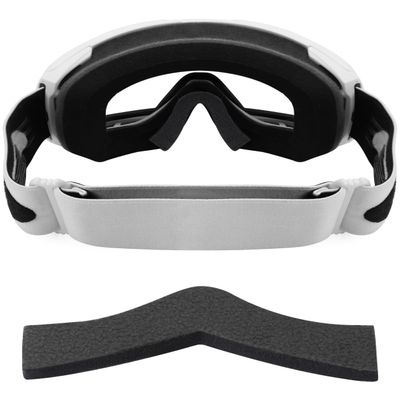 MYCOURAG Low Bridge Fit Anti-Fog Replacement Sponge Nose Pads Pieces for Oakley Line Miner L OO7070 Snow Goggle - Black