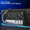 Dual Cooling Fans 13-in-1 Steam Deck Docking Station with 4K@60Hz,5 USB Ports,1000Mbps,SD/TF Slot,Type C 100W PD, 40Gbps Adapter for Steam Deck/Rog Ally/Switch/Legion Go view 4