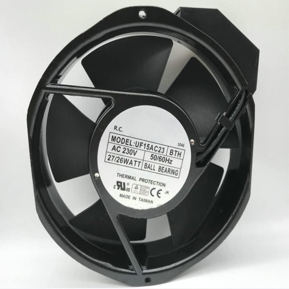 Beautyrankle Cooling Fan 230V 172mm 17238 for UF15AC23BTH 27/26W 172x150x38mm Cooling Fan