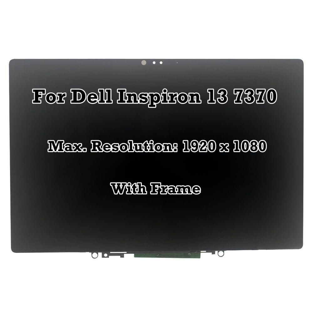 13.3" Replacement for Dell Inspiron 13 7370 FHD 1920x1080 LCD Panel Display Touch Screen Digitizer Assembly