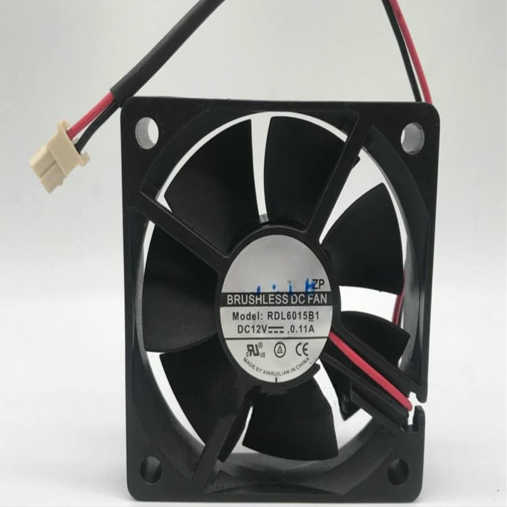 Beautyrankle Cooling Fan DC12V 60mm 6015 for RDL6015B1 0.11A 60x60x15mm Cooling Fan