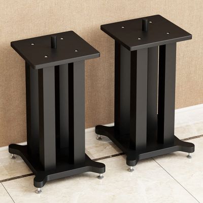 Speaker Stands Surround Speaker Stands, Steel Bookshelf Speaker Stands, Sturdy Construction, Sand Filling Design, for Better Listening Experience (Size : 80cm)