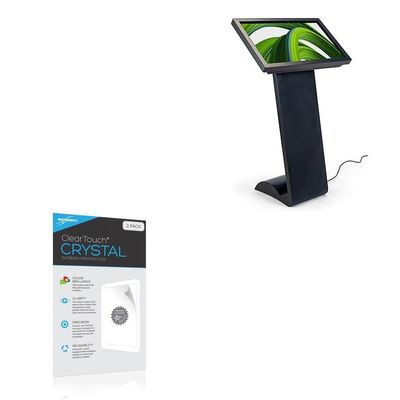 BoxWave Screen Protector Compatible with Advanced Kiosks Versatile Kiosk (32 in) - ClearTouch Crystal (2-Pack), HD Film Skin - Shields from Scratches