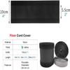 RAKKYO Black Cloth Cable Cover, RV Camper Floor Wall Desk Corner Electrical Cord Management, No Trip Safety Reusable Wire Raceway Protector (Size : 3m(10ft)) view 2