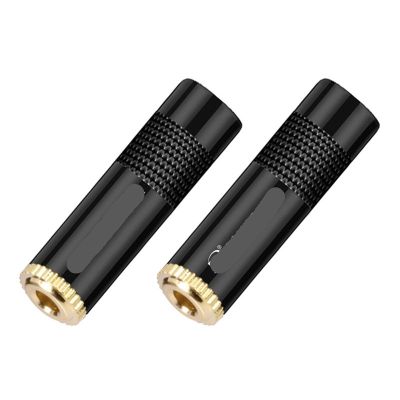100PCS Audio 3.5MM Jack 3 Poles Stereo Female Connector 1/8" Headphone Jack 3.5MM Wire Connector Earphone Adapter (Color : Black)