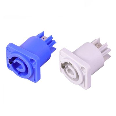 10Pcs/lot 3 Pin Powerconnector Female Jack Panel Mount NAC3MPA NAC3MPB AC Power Chassis for Stage Light LED Connector 20A/250V (Color : 5xE1004F 5xE1005F)