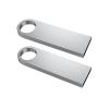 ABLAZE 64GB Flash Drive 2 Pack, Metal USB 2.0 Thumb Drives with Keychains USB Stick Pendrive (Sliver) view 1