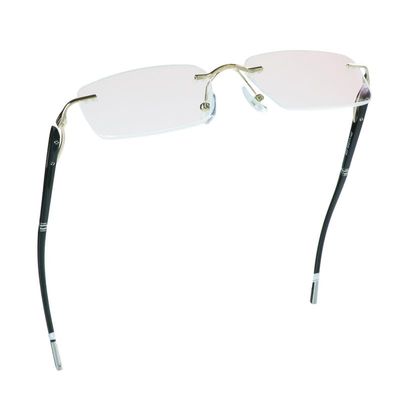 LifeArt Blue Light Blocking Glasses, Computer Reading Glasses, Anti Blue Rays, Reduce Eyestrain, Stylish for Men and Women(Gold,No Magnification)
