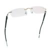 LifeArt Blue Light Blocking Glasses, Computer Reading Glasses, Anti Blue Rays, Reduce Eyestrain, Stylish for Men and Women(Gold,No Magnification) view 1
