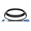 SC-LC Fiber Patch Cable Single Mode 10M/33FT,TPU Outdoor Fiber Optic Cable Simplex 4 Core OS2 9/125um Fiber Optic Cable Internet OD-4.5mm,UPC Armored Fiber Patch Cable view 1