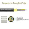 SC-LC Fiber Patch Cable Single Mode 10M/33FT,TPU Outdoor Fiber Optic Cable Simplex 4 Core OS2 9/125um Fiber Optic Cable Internet OD-4.5mm,UPC Armored Fiber Patch Cable view 2