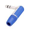 10Pcs/lot Plug 6.35mm Right Angle 3 Pole Stereo Male Plug Soldering Wire Connector 90 Degree Microphone 1/4 Inch Connector (Color : Mixed Color) view 4