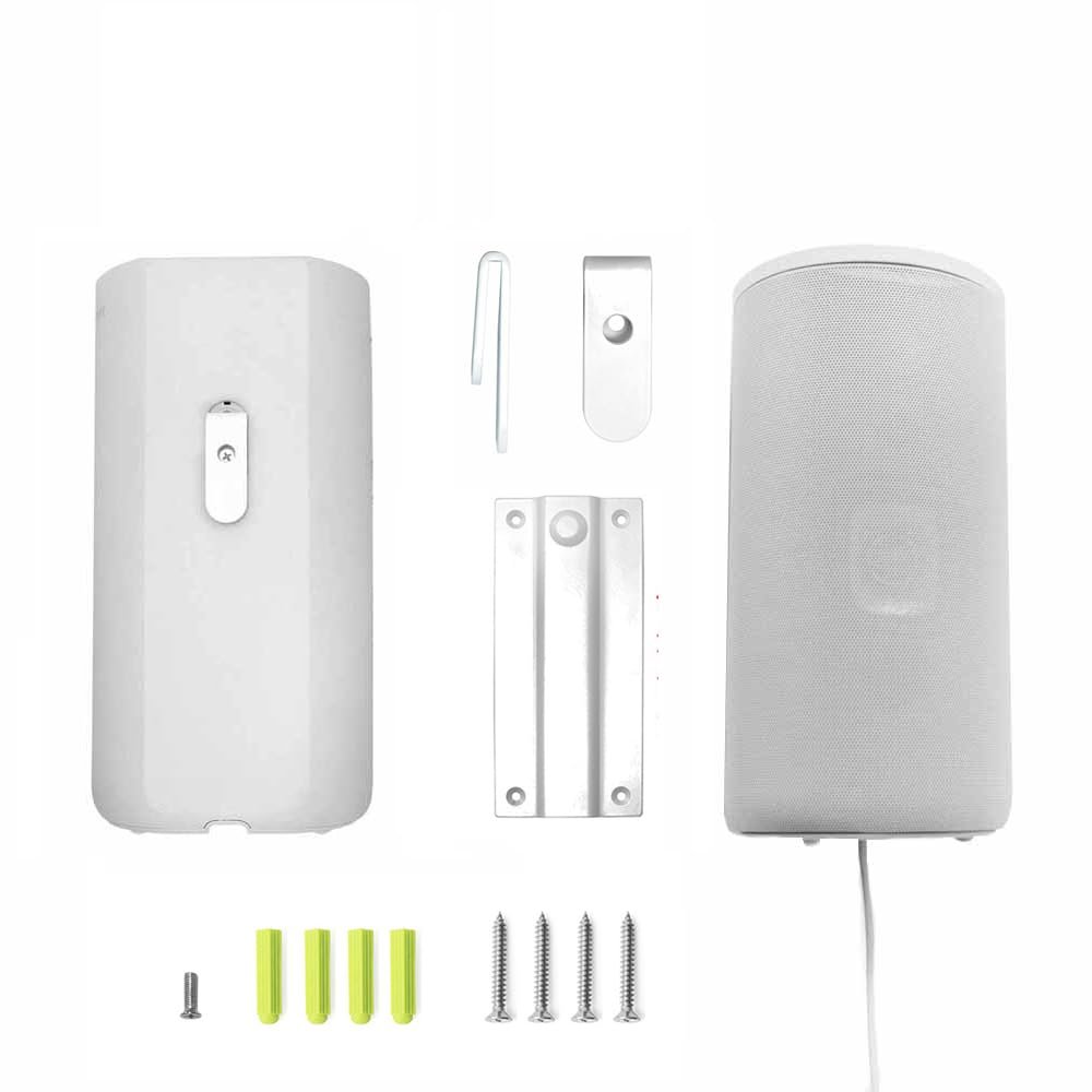 Speaker Wall Mount for Sony HT-A9 Home Theater System, Wireless Soundbar Metal Bracket Accessories, White (Single Bracket)
