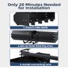 38 in Q235 Sleeve Hitch Tow, Carbon Structural Steel for Removing Garden Soil & Cleaning Gravel view 2
