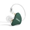 BASN Mix-PD in Ear Monitor,1Planar Driver + 1Dynamic Driver HiFi IEM Earphones with CNC Crafted Metal Cover, Wired 0.78mm 2-Pin Silver Plated Detachable Cable for Musicians (Green) view 1