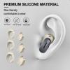 [3 Pairs] Ear Tips Cover for Bose QuietComfort Earbuds II (2022) &Bose QuietComfort Ultra Earbuds (2023), Silicone Sport Ear Hook Cover, Anti-Slip Replacement Eartip Accessories (S,M,L) (White) view 2
