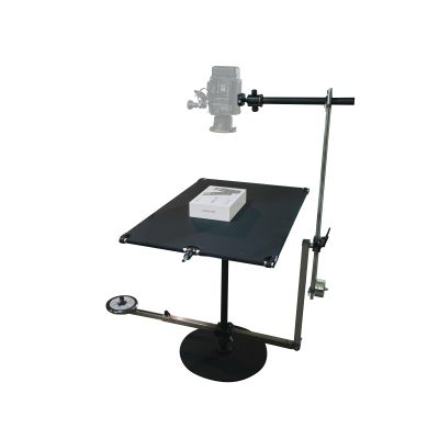 DF DIGITALFOTO V360 SE 360 Degree Spinning Camera Slider, 2 Axis Video Rotating Platform, 360 Professional Photography Turntable for Unboxing Commercial Video, Food Shooting, Product Photography