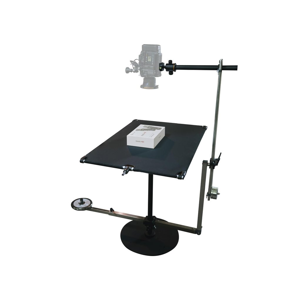 DF DIGITALFOTO V360 SE 360 Degree Spinning Camera Slider, 2 Axis Video Rotating Platform, 360 Professional Photography Turntable for Unboxing Commercial Video, Food Shooting, Product Photography