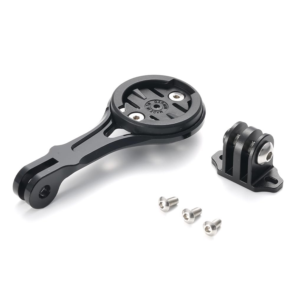 Cestbon New Bike Combo Mount with Adapter for Garmin Wahoo Bryton Hammerhead Campatible with Cervelo Trek Bontrager Blendr BMC ICS Cannondale C1 Stem