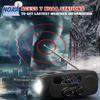 Emergency Hand Crank Radio Emgykit - 2000mAh/7400mWh AM/FM/NOAA Solar Hand Crank Emergency Radio with 3 LED Flashlights, SOS Function for Emergencies, Camping - Black view 4