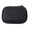 ACUIF Earphone Carrying Case Shockproof Hard EVA Case Travel Pouch for External Hard Drive,Power Bank,Cell Phone,Cable,Cord,Portable Small Electronic Accessories Organizer Storage Zipper Pouch,Black