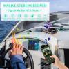 Geloo Boat Radio Marine Stereo Receiver-Waterproof Digital Media MP5 Player with 4.1" LCD Display For Watching Video, Wireless Connection, AM/FM Tuner, AUX USB Preset EQ Subwoofer, Multi-Color Buttons view 3
