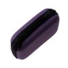 ACUIF Earphone Carrying Case Shockproof Hard EVA Case Travel Pouch for External Hard Drive,Power Bank,Cell Phone,Cable,Cord,Portable Small Electronic Accessories Organizer Storage Zipper Pouch,Purple view 4