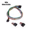 600MM Length 16pin Car Radio Stereo Retrofit Power Wiring Harness Extension Cable for Aftermarket Android Radio Stereo with 16pin Power Socket view 2