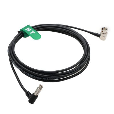HangTon 6G SDI Cable High Density for Blackmagic Micro Studio Camera 4K G2 ATEM, Video Assist 4K 5" Monitor, Right Angle HD Micro BNC to BNC Male, 4096x2160p@30 Video 2M