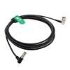 HangTon 6G SDI Cable High Density for Blackmagic Micro Studio Camera 4K G2 ATEM, Video Assist 4K 5" Monitor, Right Angle HD Micro BNC to BNC Male, 4096x2160p@30 Video 2M view 1