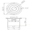 INTCHE 2PCS/LOT Full Range Frequency Speaker 3 Inch Unit Tweeter Medium and Bass Driver Repair DIY Home Theater (Color : 4OHM) view 2