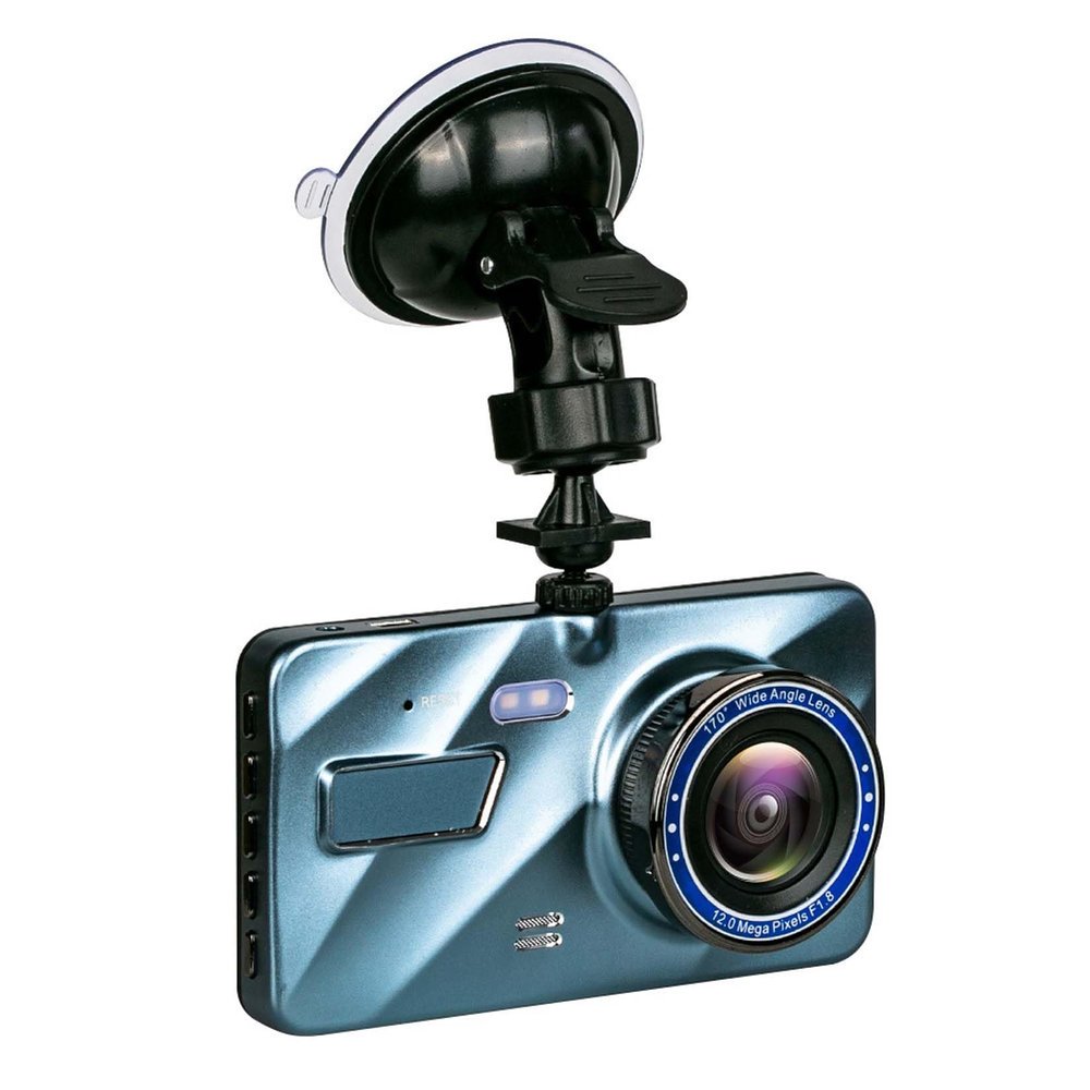 BNEI 1296p Front and Rear Car Camera, 4" Large Screen with 32g Memory Card, Night Vision, 24 Hour Parking Mode, WDR, Loop Recording, G Sensor (A)