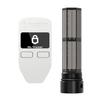 Trezor Model One (White) + Trezor Keep Metal 24 Word Crypto Seed Phrase Storage view 1