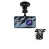 BNEI 1296p Front and Rear Car Camera, 4" Large Screen with 32g Memory Card, Night Vision, 24 Hour Parking Mode, WDR, Loop Recording, G Sensor (B) view 1