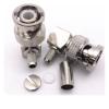 10pcs Q9 BNC Male Plug Right Angle Crimp Compatible with RG58 RG400 RG142 Cable RF Coaxial Adapter Connector view 1