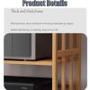Amplifier Cabinets Cinema Audio Equipment Cabinets Professional Amplifier Stands Stands Audio Cabinets Equipment Cabinets Multi-Functional Multi-Layer Audio Stands Wooden Stands (Color : Log Colour, view 4