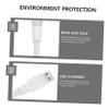 Angoily 2pcs Rechargeable USB Laptop Led Light Flexible Portable Night Lamp for Computer Bedside and Reading Compact Design for Easy Storage and Travel view 3