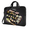 Ogniwo Japanese Sushi Black 15.6-Inch Laptop Or Tablet,Durable And Water-Repellent Fabric,Messenger Shoulder Bag view 1