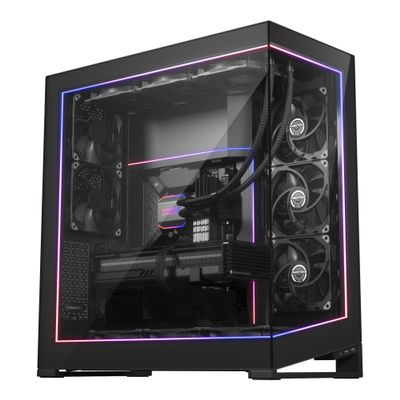 Phanteks NV9 Premium DRGB Kit, 4X D/A-RGB LED modules for NV9 Outer Frame, 1x D/A-RGB Power hub Included (Black)