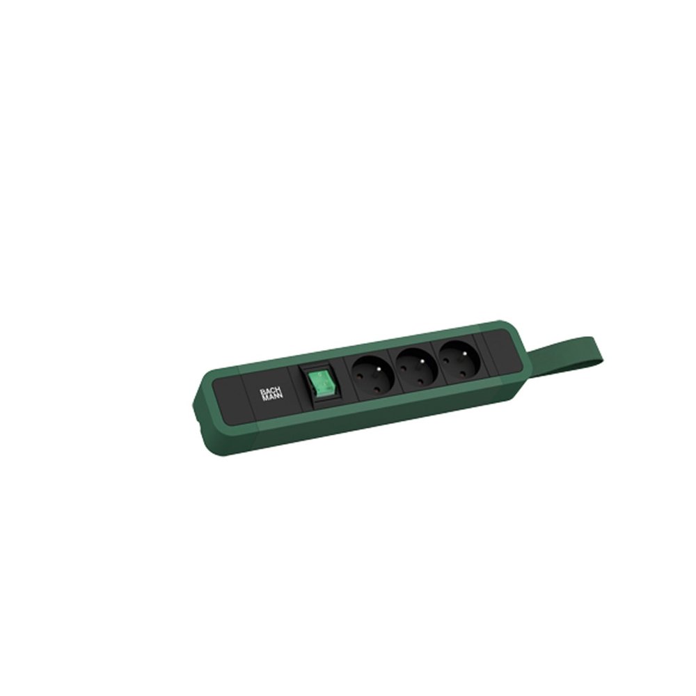 BACHMANN Primo 2 3xUTE 1x Switch with Loop 2.0 m CEE7/7 RAL6028
