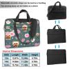 Ogniwo Yorkie Floral Pattern 15.6-Inch Laptop Or Tablet,Durable And Water-Repellent Fabric,Messenger Shoulder Bag view 2