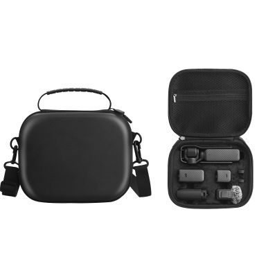 Portable Waterproof Hard Carrying Case Compatible with DJI Osmo Pocket 3 Creator Combo,Protective Travel Storage Bag PU Shoulder Cross Bag Backpack for DJI osmo Pocket 3 Accessories