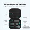 Portable Waterproof Hard Carrying Case Compatible with DJI Osmo Pocket 3 Creator Combo,Protective Travel Storage Bag PU Shoulder Cross Bag Backpack for DJI osmo Pocket 3 Accessories view 3