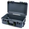 ColorCase Pelican Air 1535 Carry-on Case Graphite - Medium Size Waterproof (Empty) - OD Green Handles & Latches view 1