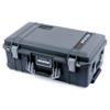 Charcoal Pelican Air 1535 Carry-on Case - with Pick & Pluck Foam - Silver Handles & Latches. view 2