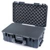 Charcoal Pelican Air 1535 Carry-on Case - with Pick & Pluck Foam - Silver Handles & Latches. view 4
