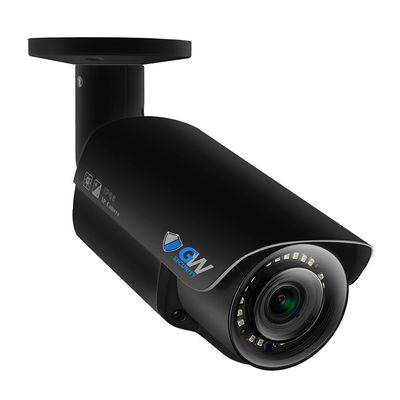 GW Security 8MP 4K H.265 UltraHD 3840 x 2160P PoE Outdoor Microphone Security IP Grey Bullet Camera with 2.8-12mm Motorized Zoom Lens (GW7051MMIC)